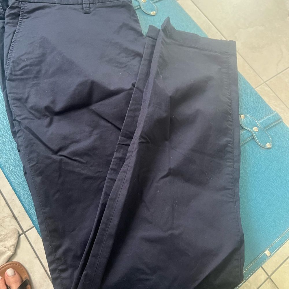 Jack Spade Blue Chinos Smooth Cotton-Blend